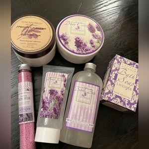 Lavender bath soap, caviar, body cream